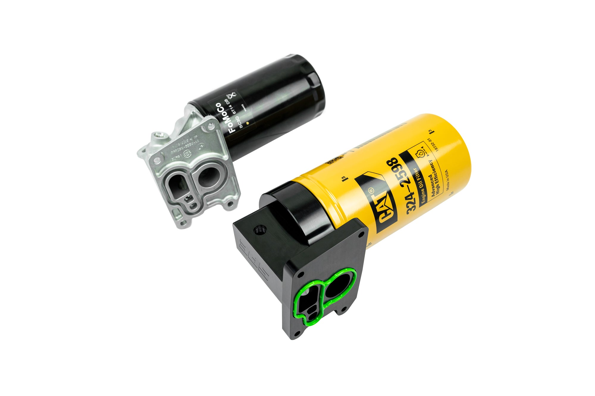 Ford 6.7 Powerstroke CAT oil filter adapter