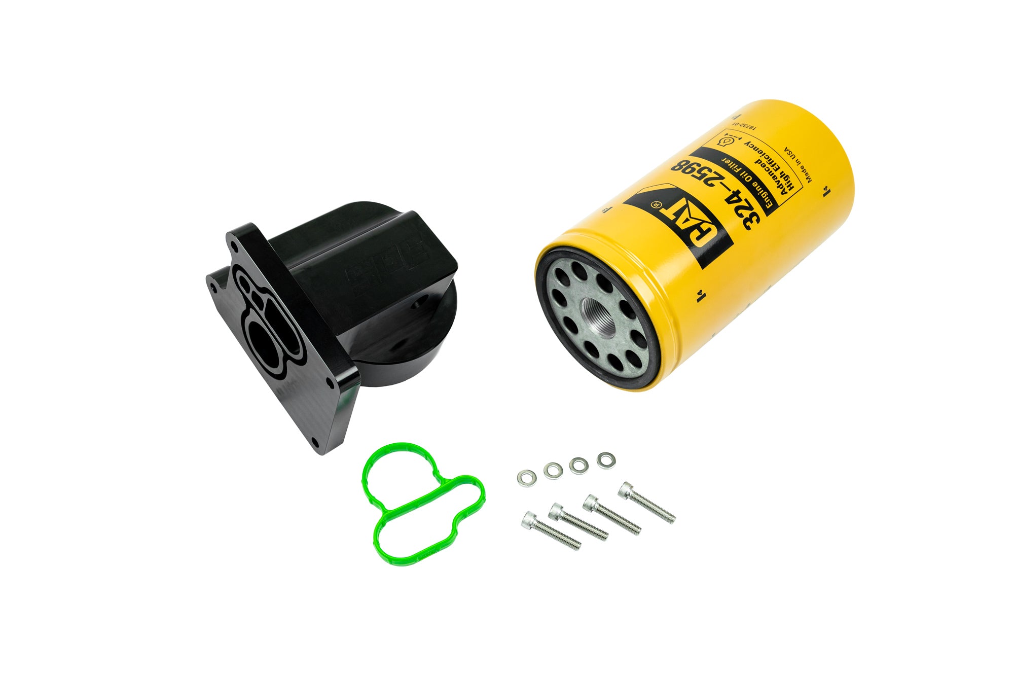 Ford 6.7 Powerstroke CAT oil filter adapter