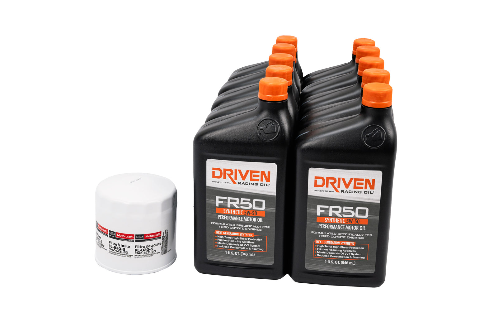 Ford Mustang GT500 oil change performance synthetic kit