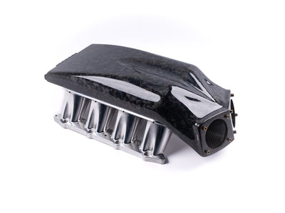 Carbon Fiber Intake Manifold Dual Throttle Body DTB 2024+ Mustang S650 5.0L Coyote