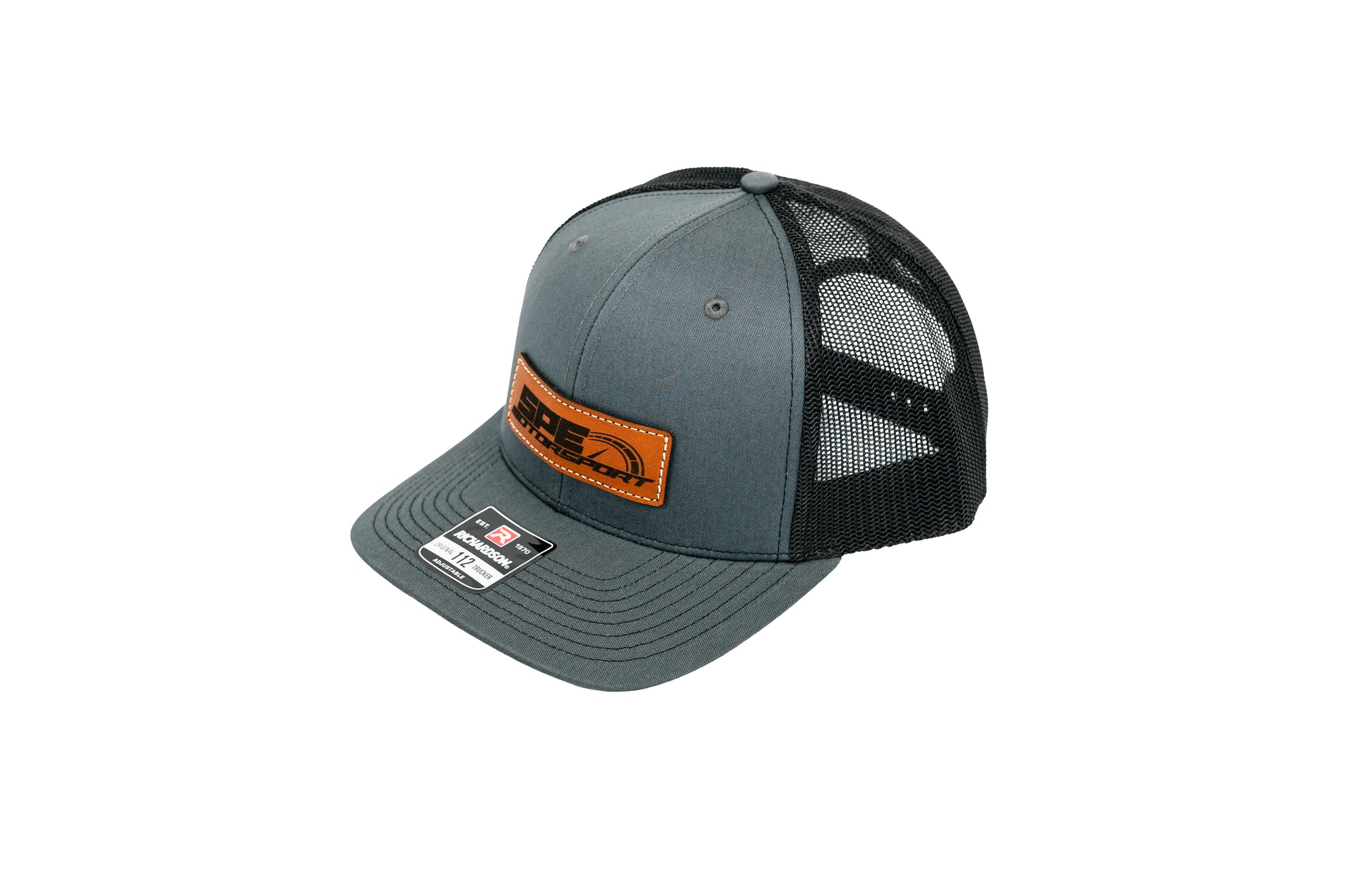 SPE Motorsport Logo Leather Patch Hat