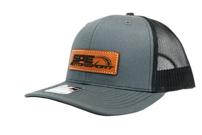 SPE Motorsport Logo Leather Patch Hat