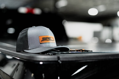SPE Motorsport Logo Leather Patch Hat