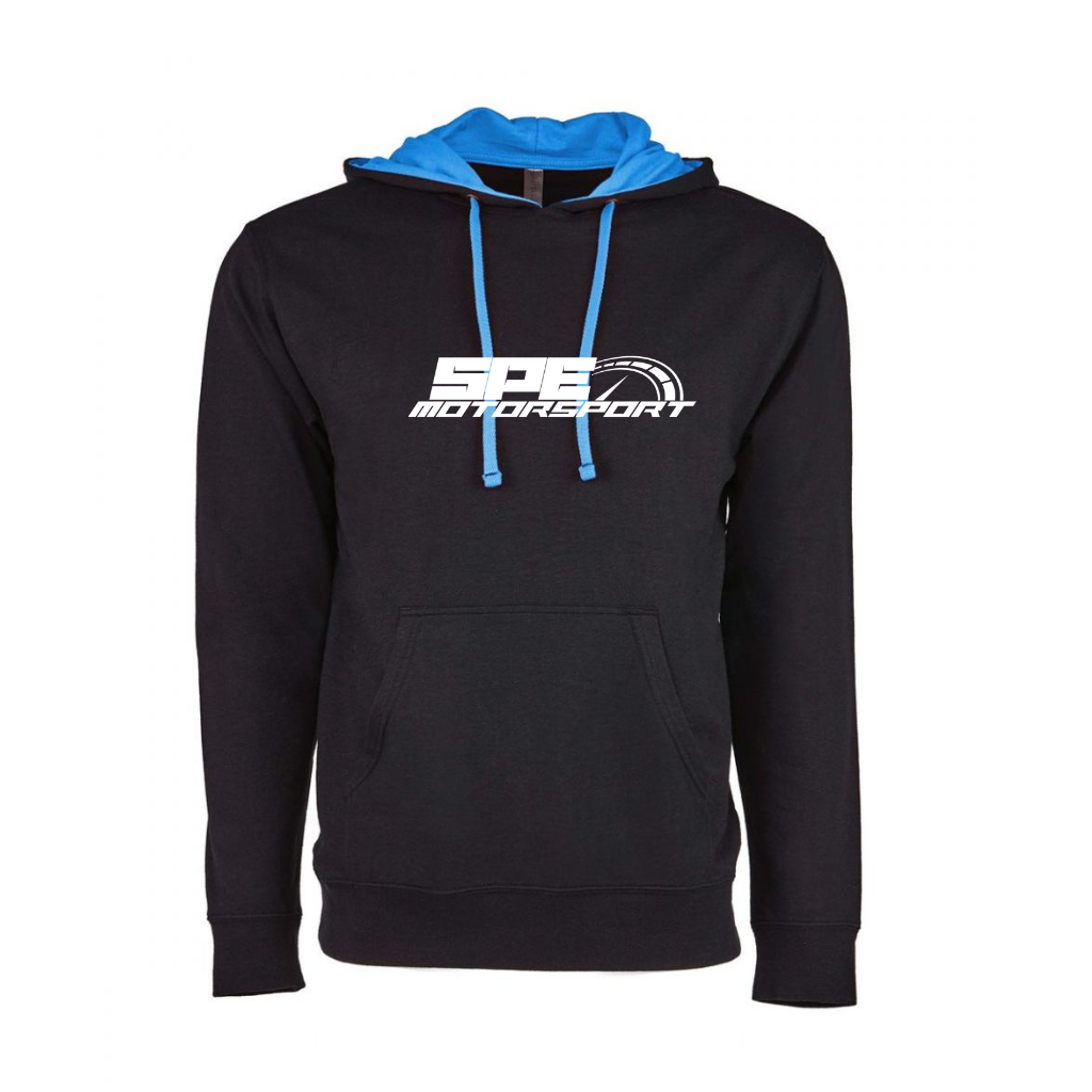 SPE Motorsport Lightweight Black & Blue Hoodie