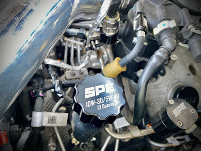 SPE Motorsport 2011-2023 6.7L Powerstroke Billet Oil Cap